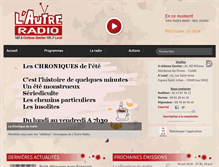 Tablet Screenshot of lautreradio.fr